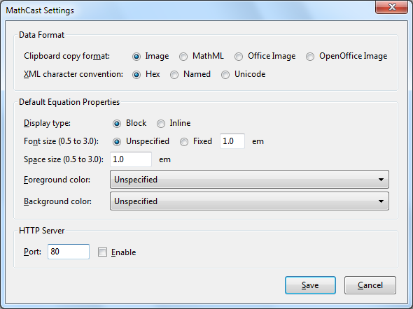 Settings Screen